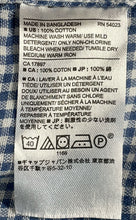 Load image into Gallery viewer, Banana Republic Mens Blue Plaid Print Standard Fit Button-Up Shirt Size M