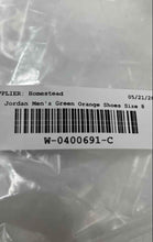 Load image into Gallery viewer, Nike Mens Jordan Heir Green Orange Lace-Up Sneaker Shoes Size 8