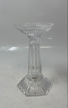 Load image into Gallery viewer, Marquis By Waterford Clear Lead Crystal Cut Corinth 7.5" Pillar Candle Holder