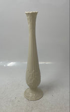 Load image into Gallery viewer, Lenox Florentine Collection Off White Porcelain China Tall Slender Bud Vase