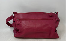 Load image into Gallery viewer, Stone Mountain Womens Pink Inner Pocket Zipper Adjustable Strap Shoulder Bag