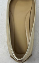 Load image into Gallery viewer, Michael Kors Womens Fulton Gold Metallic Faux Leather Ballet Flats Size 9.5M