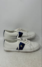 Load image into Gallery viewer, Lauren Ralph Lauren Womens Janson II White And Blue Sneakers Shoes Size 8