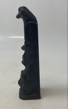 Load image into Gallery viewer, Vintage Collectible Black Boma Miniature Totem Sculpture Wolf Figurine