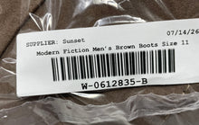 Load image into Gallery viewer, Modern Fiction Mens Brown Round Toe Lace-Up Chukka Boots Size 11