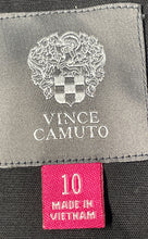 Load image into Gallery viewer, Vince Camuto Womens Black Long Sleeve Peak Lapel Two-Button Blazer Jacket Sz 10