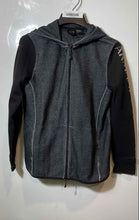 Load image into Gallery viewer, Armani Exchange Mens Black Heather Logo Long Sleeve Full-Zip Hoodie Size M