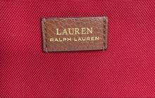 Load image into Gallery viewer, Authentic Lauren Ralph Lauren Womens Red Shoulder Crossbody Handbag