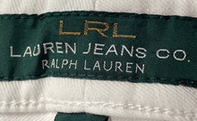Load image into Gallery viewer, Lauren Ralph Lauren Womens White Denim Dark Wash Pockets Skinny Leg Jeans Sz 10
