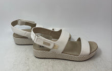 Load image into Gallery viewer, Anne Klein Womens White Open Toe Hook & Loop Slingback Sandals Size 7M