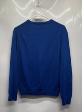 Load image into Gallery viewer, Express Womens Blue Long Sleeve V-Neck Pullover Sweater Size XL
