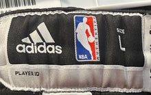 Load image into Gallery viewer, Adidas Mens Black Elastic Waist Tapered Leg Basketball-NBA Jogger Pants Size L