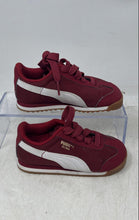 Load image into Gallery viewer, Puma Kids Roma White Gold Red Low Top Lace-Up Sneaker Shoes Size 9C