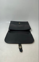 Load image into Gallery viewer, Francois Marot Womens Black Leather Mini Flap Snap Clutch Purse