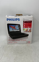 Load image into Gallery viewer, Philips Model PET741/37 Black Portable DVD Player With Accessories Not Tested