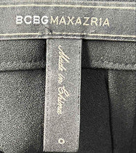 Load image into Gallery viewer, BCBGMaxazria Womens Black Lexxi Sleeveles Pockets Ruffle One-Piece Romper Size 0