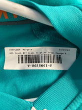 Load image into Gallery viewer, Nike Youth Green Orange White NFL Miami Dolphins Jaylen Waddle #17 Jersey Size M
