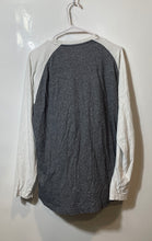 Load image into Gallery viewer, Psycho Bunny Mens Gray White Long Sleeve Pima Cotton Pullover T-Shirt Size 7