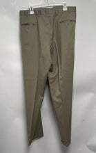 Load image into Gallery viewer, Kirkland Signature Mens Khaki Slash Pockets Pleated Front Dress Pants Size 36x34