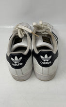 Load image into Gallery viewer, Adidas Mens Superstar EG4958 White Black Leather Sneaker Shoes Size 8