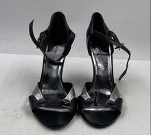 Load image into Gallery viewer, Authentic Marc By Marc Jacobs Womens Silver Black Ankle Strap Sandals Size 40