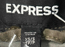 Load image into Gallery viewer, Express Womens Green Camouflage Long Sleeve Pockets Cropped Jacket Size XS/S