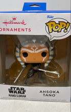 Load image into Gallery viewer, Lot Of 2 Hallmark Star Wars Ahsoka Tano Funko POP! Ornament & Toy Something Wild