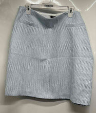Load image into Gallery viewer, Brooks Brothers Womens Blue White Geometric Straight & Pencil Skirt Size 16