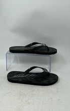 Load image into Gallery viewer, Michael Kors Womens Bedford Black Signature Slip-On Flip Flop Sandals Size 6M