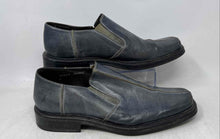 Load image into Gallery viewer, Kenneth Cole Reaction Mens Blue Square Toe Loafer Shoes Size 10
