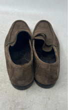 Load image into Gallery viewer, Bruno Magli Mens Brown Suede Round Toe Comfort Slip-On Penny Loafers Size 8