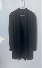 Load image into Gallery viewer, Donna Karan Womens Black Long Sleeve Single Breasted Five-Button Blazer Size 40