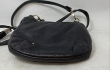 Load image into Gallery viewer, Womens Black Genuine Leather Pockets Tassel Detachable Strap Crossbody Bag