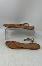 Load image into Gallery viewer, Cornetti Womens Brown Leather Buckle Ankle Strap Flat Thong Sandals EUR 37