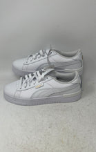 Load image into Gallery viewer, Puma Womens Court 403456-30 White Leather Lace-Up Low Top Sneakers Shoes Size 8