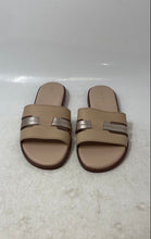 Load image into Gallery viewer, Cole Haan Womens Brown Open Toe Slip-On Flat Slide Sandals Size 8