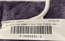 Load image into Gallery viewer, The North Face Womens Gray Pockets Long Sleeve Full-Zip Jacket Size S/P