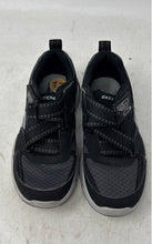 Load image into Gallery viewer, Skechers Boys Black Gray Low Top Round Toe Hook And Loop Sneakers Shoes Size 12