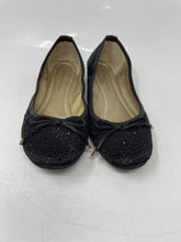 Load image into Gallery viewer, Adrienne Vittadini Womens Cathi Black Embellished Slip-On Ballet Flats Size 8.5M