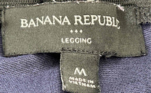 Load image into Gallery viewer, Banana Republic Womens Blue Zip Pockets Pull-On Skinny Leg Ankle Leggings Size M