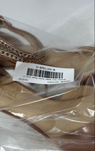 Load image into Gallery viewer, Michael Kors Womens Brown Patent Leather Pointed Toe Ankle Strap Heels Size 11