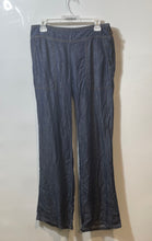 Load image into Gallery viewer, The Limited Womens Blue Denim Flat Front Pockets Wide-Leg Dress Pants Size 6