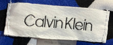 Load image into Gallery viewer, Calvin Klein Womens Blue Sleeveless Collarless Back Button Blouse Top Size M