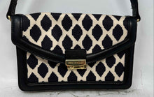 Load image into Gallery viewer, Vera Bradley Womens Black White Printed Adjustable Strap Crossbody Purse