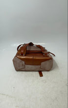 Load image into Gallery viewer, Velez Womens Brown Leather Chain Strap Convertible Backpack Size Small