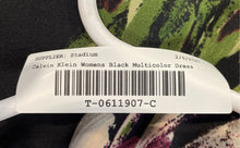 Load image into Gallery viewer, Calvin Klein Womens Black Multicolor Floral Bodycon Dress Size 6