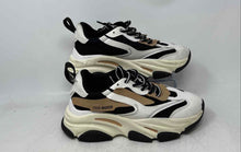 Load image into Gallery viewer, Steve Madden Womens Possession Brown White Black Lace-Up Sneaker Shoes Size 8.5M