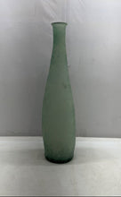 Load image into Gallery viewer, San Miguel Green Glass Wavy Collectible Home Decor Flower Vase