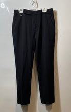 Load image into Gallery viewer, Lauren Ralph Lauren Womens Black Slash Pockets Flat Front Dress Pants Size XS