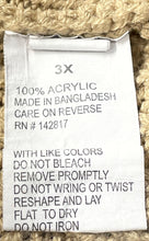 Load image into Gallery viewer, Love Change Womens Light Brown Chunky Knit Long Sleeve Pullover Sweater Size 3X